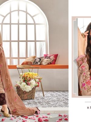 STITCHED Embroidery Maslin suit